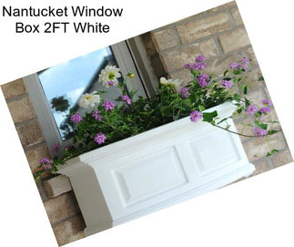 Nantucket Window Box 2FT White