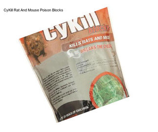 CyKill Rat And Mouse Poison Blocks