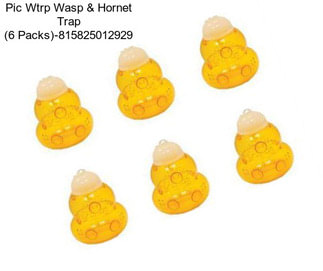 Pic Wtrp Wasp & Hornet Trap (6 Packs)-815825012929