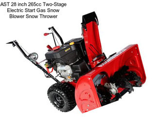AST 28 inch 265cc Two-Stage Electric Start Gas Snow Blower Snow Thrower