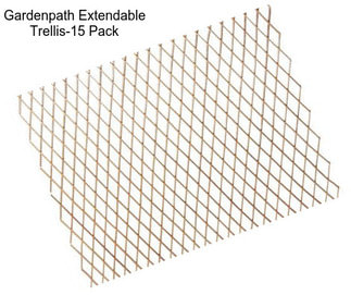 Gardenpath Extendable Trellis-15 Pack