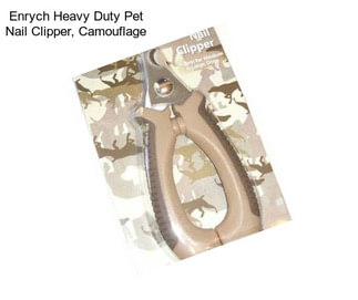 Enrych Heavy Duty Pet Nail Clipper, Camouflage