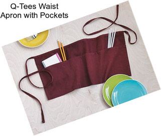 Q-Tees Waist Apron with Pockets