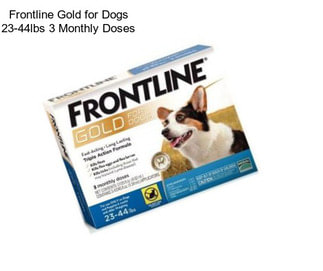 Frontline Gold for Dogs 23-44lbs 3 Monthly Doses