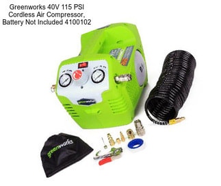Greenworks 40V 115 PSI Cordless Air Compressor, Battery Not Included 4100102