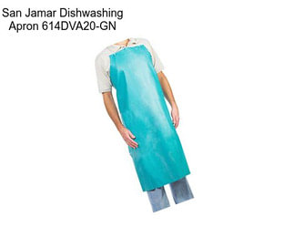 San Jamar Dishwashing Apron 614DVA20-GN