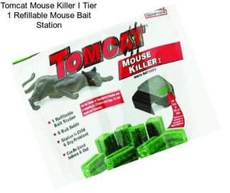 Tomcat Mouse Killer I Tier 1 Refillable Mouse Bait Station