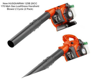 New HUSQVARNA 125B 28CC 170 Mph Gas Leaf/Grass Handheld Blower 2 Cycle (2 Pack)