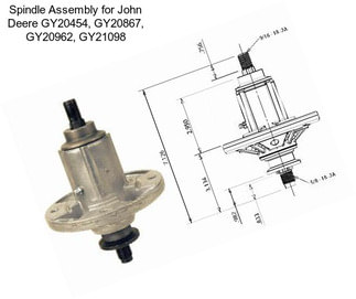 Spindle Assembly for John Deere GY20454, GY20867, GY20962, GY21098
