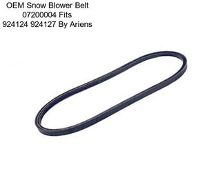 OEM Snow Blower Belt 07200004 Fits 924124 924127 By Ariens