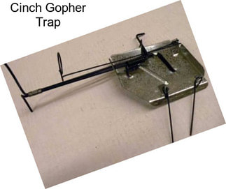 Cinch Gopher Trap