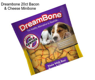 Dreambone 20ct Bacon & Cheese Minibone