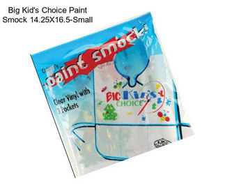 Big Kid\'s Choice Paint Smock 14.25\