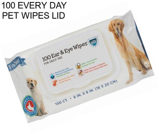 100 EVERY DAY PET WIPES LID