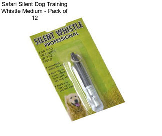 Safari Silent Dog Training Whistle Medium - Pack of 12