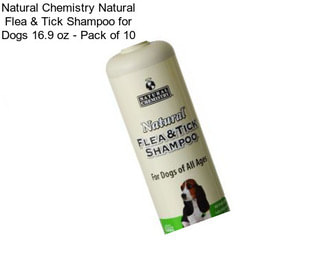 Natural Chemistry Natural Flea & Tick Shampoo for Dogs 16.9 oz - Pack of 10