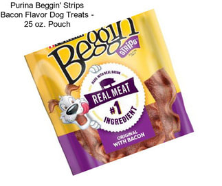 Purina Beggin\' Strips Bacon Flavor Dog Treats - 25 oz. Pouch