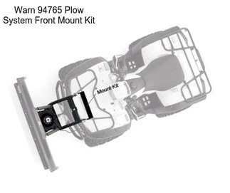 Warn 94765 Plow System Front Mount Kit