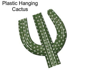 Plastic Hanging Cactus