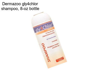 Dermazoo gly4chlor shampoo, 8-oz bottle