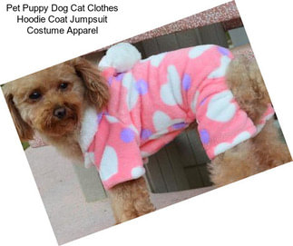 Pet Puppy Dog Cat Clothes Hoodie Coat Jumpsuit Costume Apparel