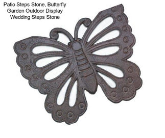 Patio Steps Stone, Butterfly Garden Outdoor Display Wedding Steps Stone