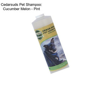 Cedarsuds Pet Shampoo: Cucumber Melon - Pint