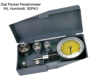 Dial Pocket Penetrometer Kit, Humboldt, 5DPK3