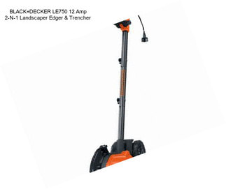 BLACK+DECKER LE750 12 Amp 2-N-1 Landscaper Edger & Trencher