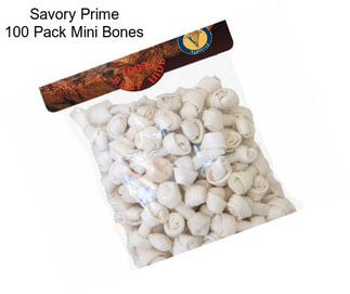 Savory Prime 100 Pack Mini Bones