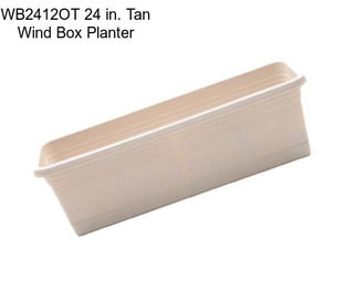 WB2412OT 24 in. Tan Wind Box Planter