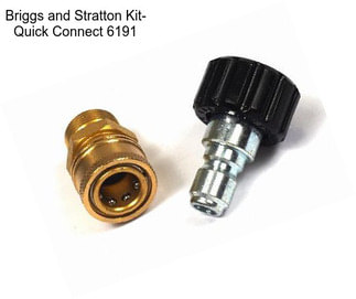 Briggs and Stratton Kit- Quick Connect 6191