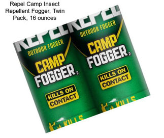 Repel Camp Insect Repellent Fogger, Twin Pack, 16 ounces