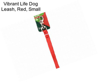 Vibrant Life Dog Leash, Red, Small