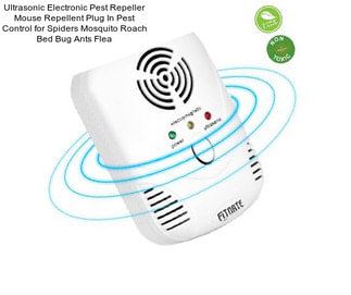 Ultrasonic Electronic Pest Repeller Mouse Repellent Plug In Pest Control for Spiders Mosquito Roach Bed Bug Ants Flea