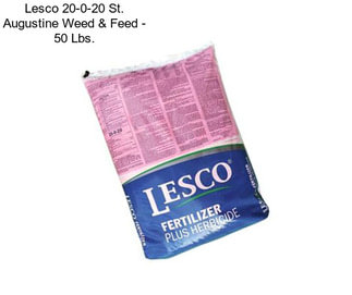 Lesco 20-0-20 St. Augustine Weed & Feed - 50 Lbs.