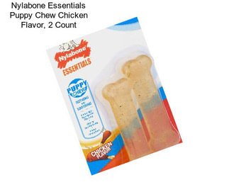 Nylabone Essentials Puppy Chew Chicken Flavor, 2 Count