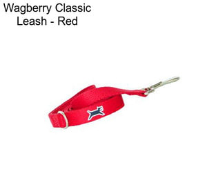 Wagberry Classic Leash - Red