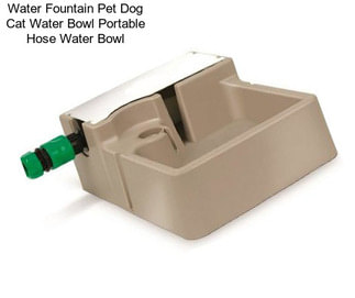 Water Fountain Pet Dog Cat Water Bowl Portable Hose Water Bowl