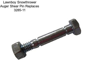 Lawnboy Snowthrower Auger Shear Pin Replaces 3285-11