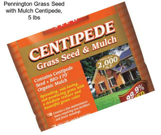 Pennington Grass Seed with Mulch Centipede, 5 lbs