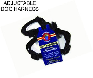 ADJUSTABLE DOG HARNESS