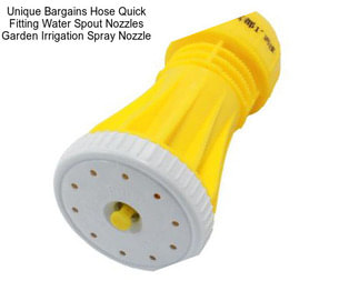 Unique Bargains Hose Quick Fitting Water Spout Nozzles Garden Irrigation Spray Nozzle