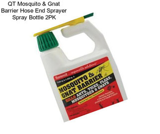QT Mosquito & Gnat Barrier Hose End Sprayer Spray Bottle 2PK