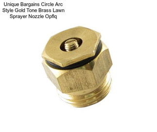 Unique Bargains Circle Arc Style Gold Tone Brass Lawn Sprayer Nozzle Opflq