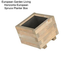 European Garden Living Horizonta European Spruce Planter Box