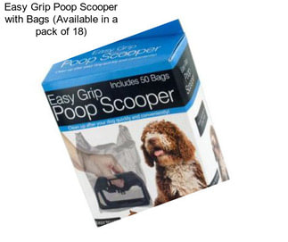 Easy Grip Poop Scooper with Bags (Available in a pack of 18)