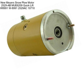 New Meyers Snow Plow Motor 2529-AB MUE6209 Quick Lift W8991 W-8991 2529AC 10710