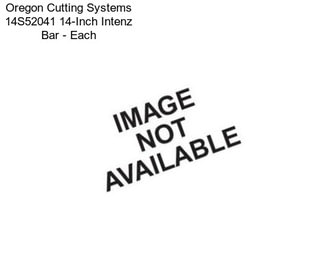 Oregon Cutting Systems 14S52041 14-Inch Intenz Bar - Each