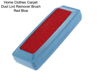 Home Clothes Carpet Dust Lint Remover Brush Red Blue